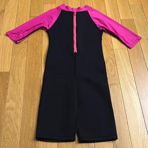 TUGA Girls Kids Thermal Wetsuit Swim UPF50+ Pink Size L (11/12)